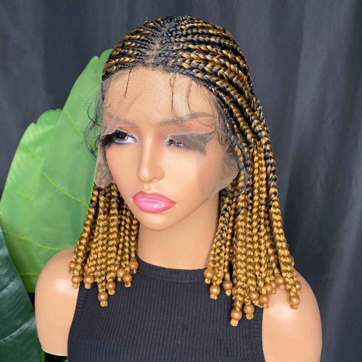 Faux Locs Box Braids Wig