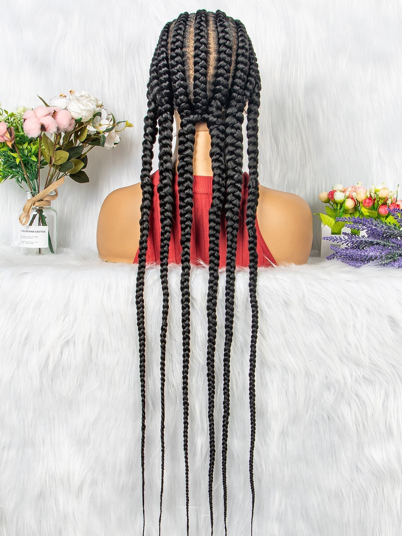 100% Hand-Braided LACE Braided Wigs-1-2