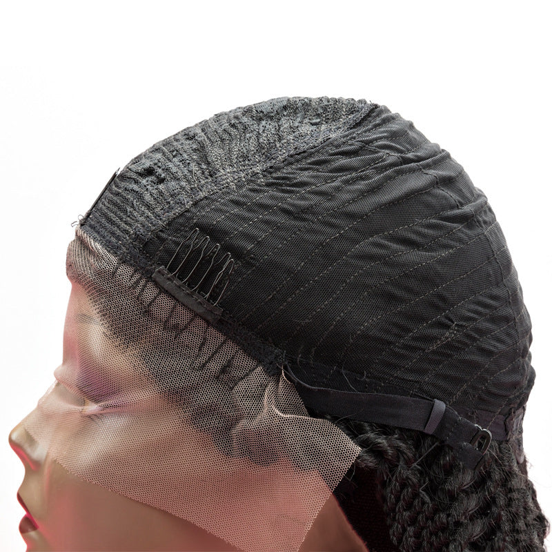 100% Hand Braided Faux Locs Knotless Braids Wig-1-5