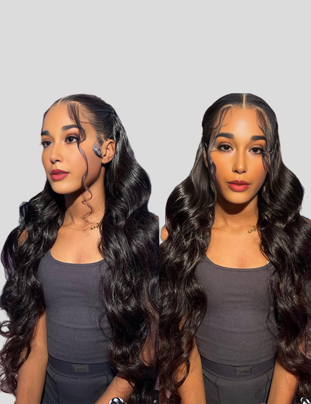 Body Wave Wig 4x4 Lace Closure Wig Malaysian HD Lace Wigs Pre Plucked Human Hair Wigs 250% Density