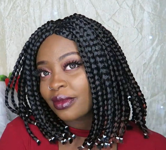 2022 Faux Locs Curly Wavy Bob Hollywood 100% Hand-Braided-1