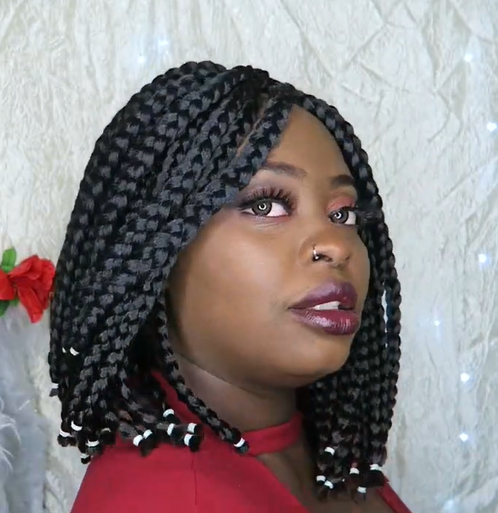 2022 Faux Locs Curly Wavy Bob Hollywood 100% Hand-Braided