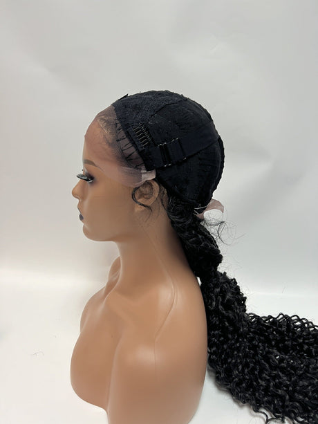 2022 Latest Style Front Lace Braided Wigs-1