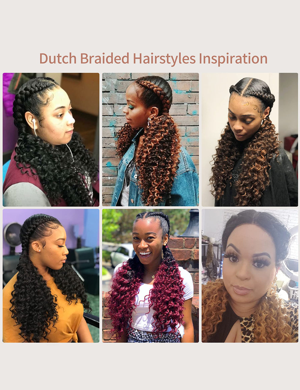 24 INCH Lace Front Curls Cornrow Braided Wigs-6