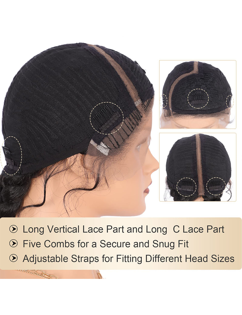 24 INCH Lace Front Hand Cornrow Braided-4