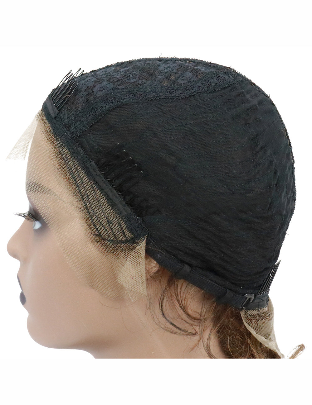 36 Inch Lace Front 2 Dutch Braids Cornrow Braided Wigs-15