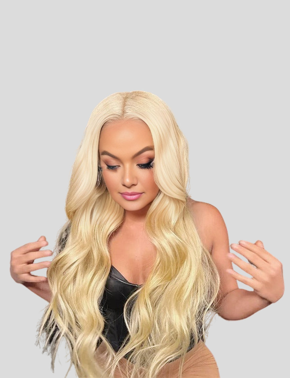 613 Body Wave Wig 13x4 HD Lace Front Wig Blonde Lace Frontal Wig-2