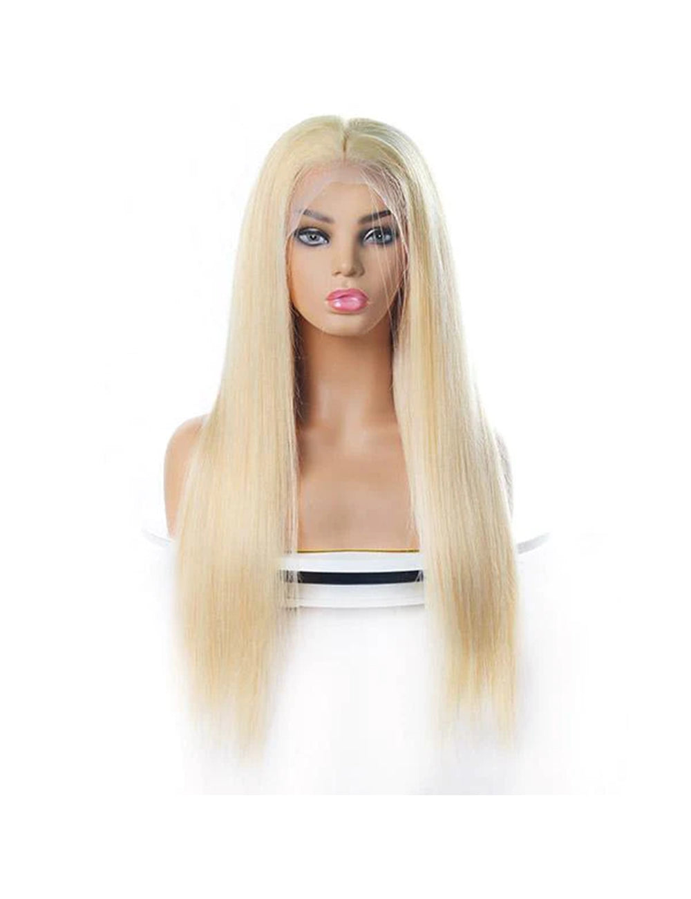 613 Closure Wig Honey Blonde Lace Wig 4x4 Lace Closure Wig Straight Human Hair Wigs-2