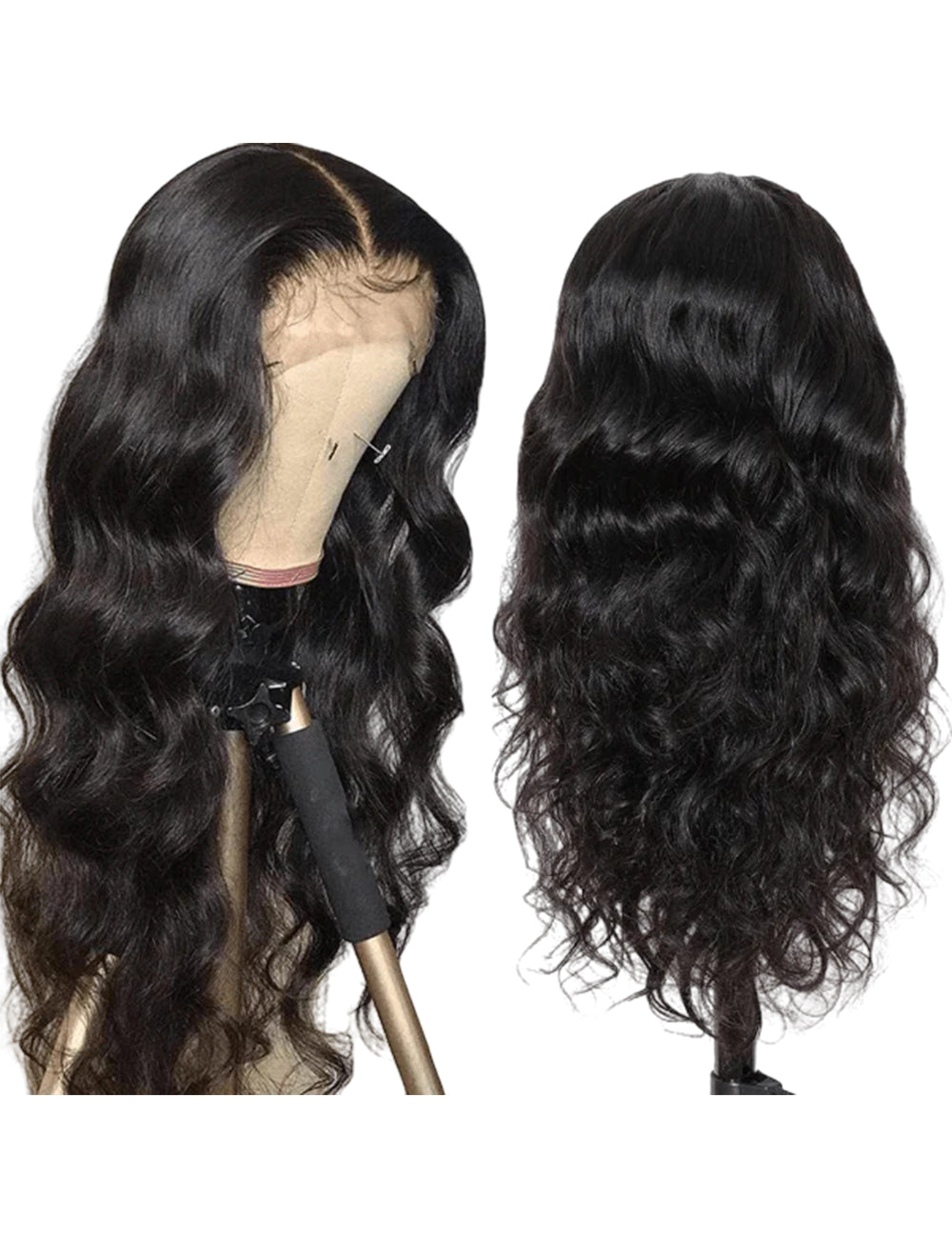Body Wave Wig 13x4 Lace Frontal Wig HD Transparent Lace Wig Long Glueless Human Hair Wigs 32 Inch-1