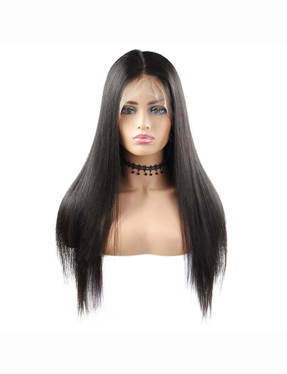 Brazilian Hair 360 Lace Frontal Wigs With Baby Hair Straight HD Human Hair Wigs-1