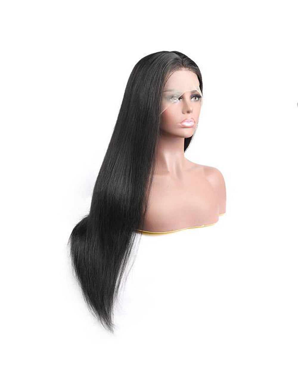Brazilian Straight Human Hair Wig 13x6 Lace Front Wig 200% Density Glueless HD Transparent Lace Frontal Wigs-5