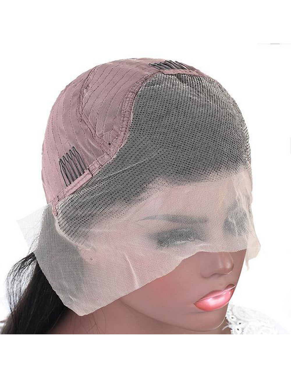 Brazilian Straight Human Hair Wig 13x6 Lace Front Wig 200% Density Glueless HD Transparent Lace Frontal Wigs-8