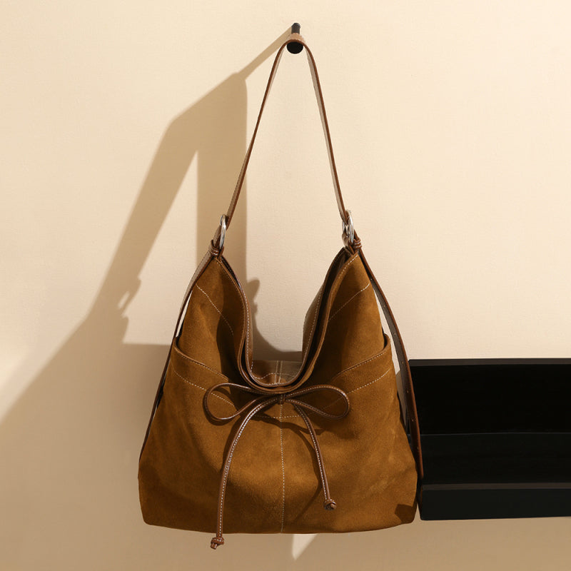 Brown_Genuine_Leather_Bow_Large_Shoulder_Bags_Cross_1