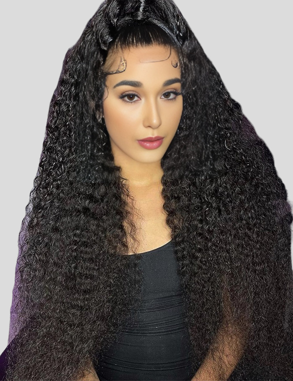 Curly Full Lace Wigs Pre Plucked Human Hair Wigs With Natural Hairline-2