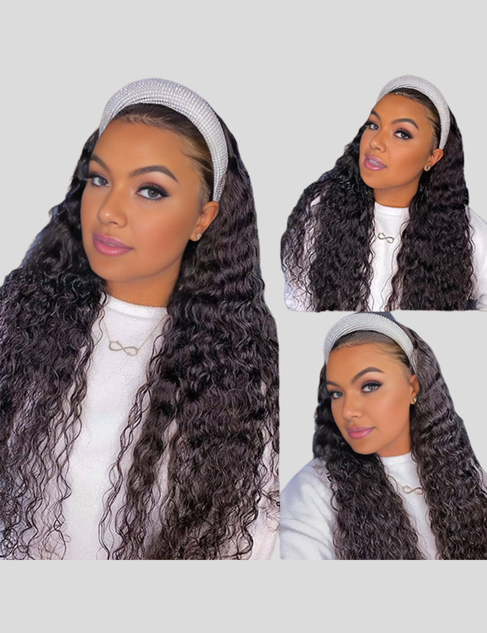 Deep Wave Lace Front Wig HD Transparent Lace Wig 13x4 Lace Frontal Wigs 200% Density-1