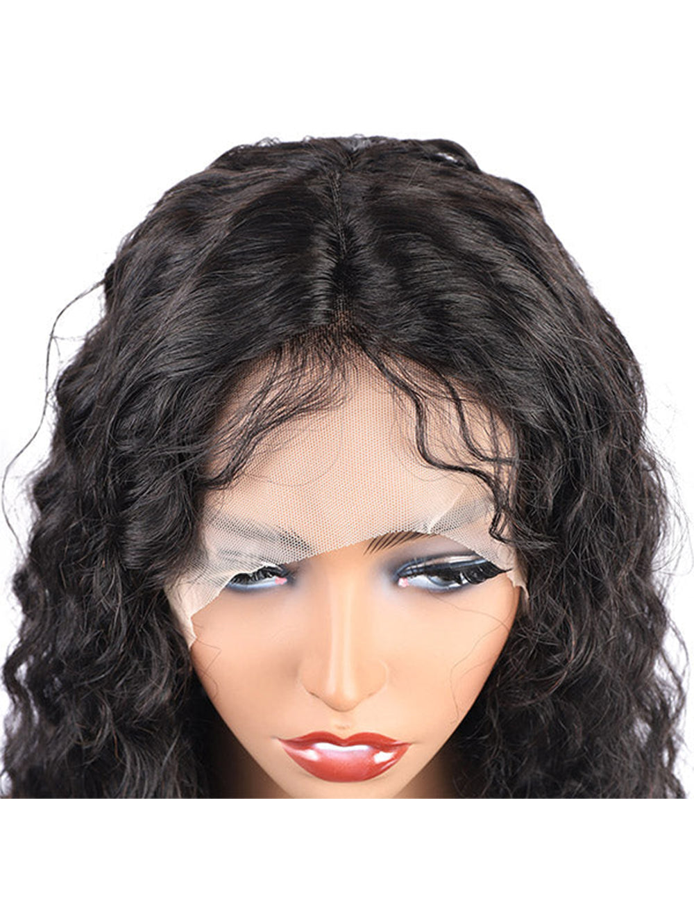 Deep Wave Lace Front Wig HD Transparent Lace Wig 13x4 Lace Frontal Wigs 200% Density-5