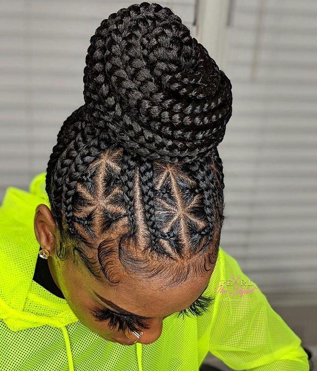 Fancy Cornrow Braid Wigs