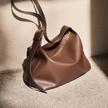 Genuine Leather Tote Bag  Commuter Bag | PRUSES-10