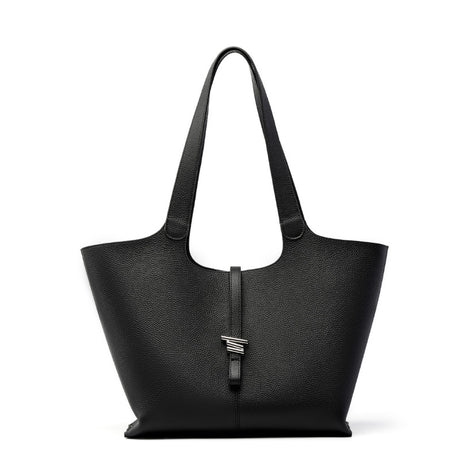 Genuine Leather Wind Chime Commuter Large Capacity Tote Bag |PRUSES