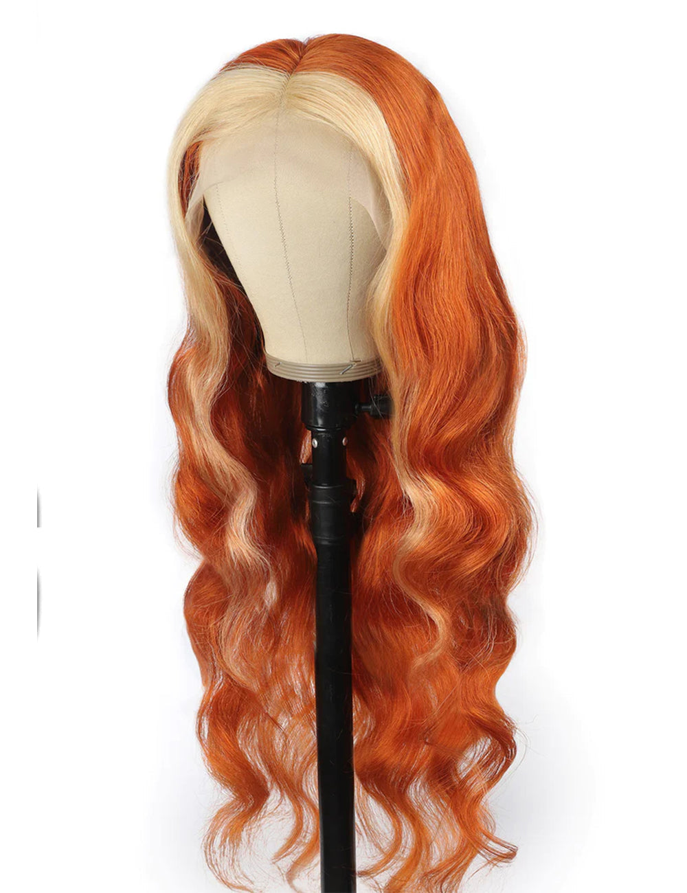 Ginger Blonde Lace Front Wig Body Wave Human Hair Wigs 200% Density HD Lace Wigs-5