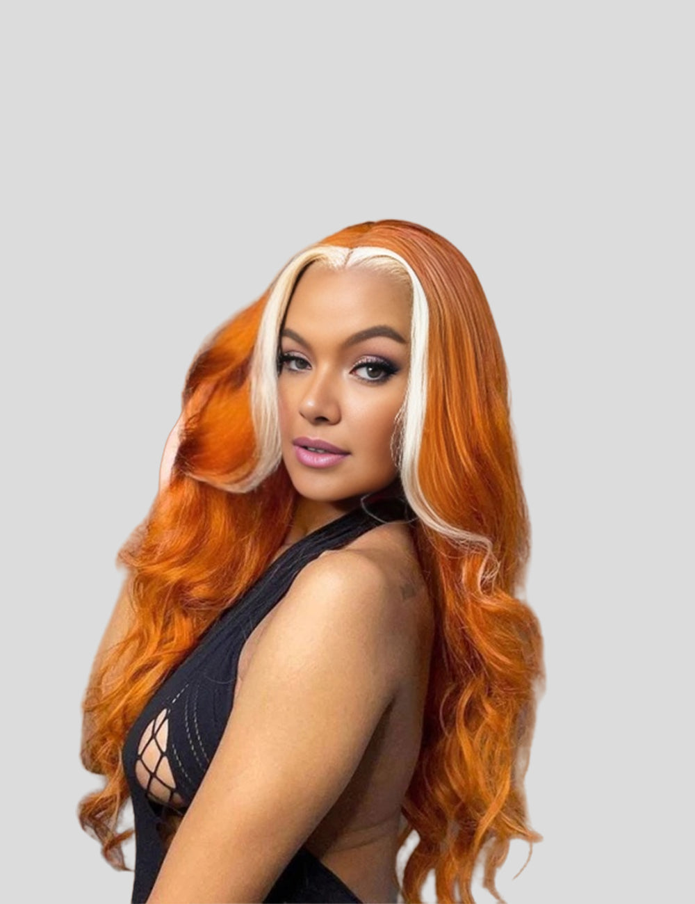 Ginger Blonde Lace Front Wig Body Wave Human Hair Wigs 200% Density HD Lace Wigs