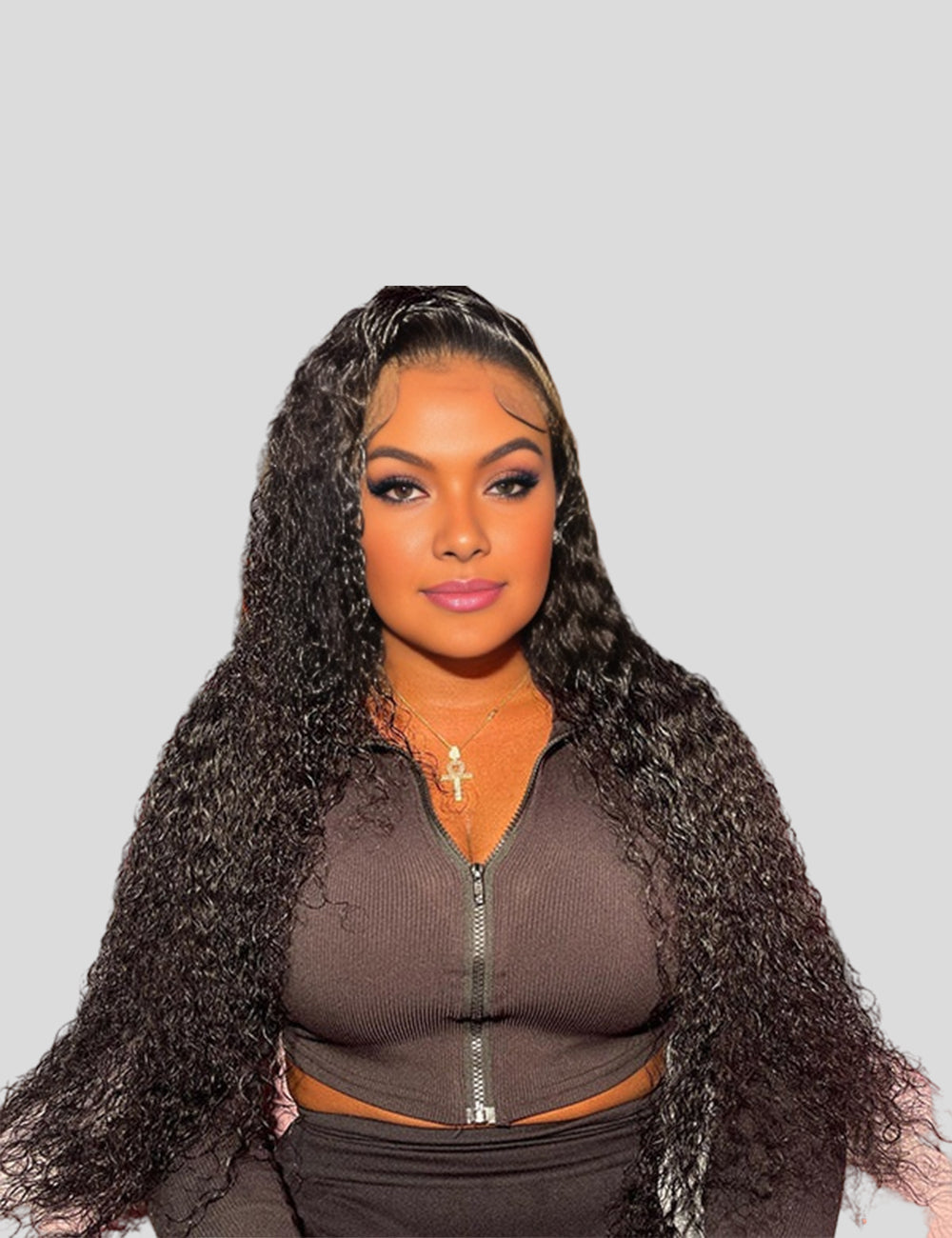 Glueless Wigs Lace Frontal Wigs Water Wave Human Hair Wig 200% Density-2