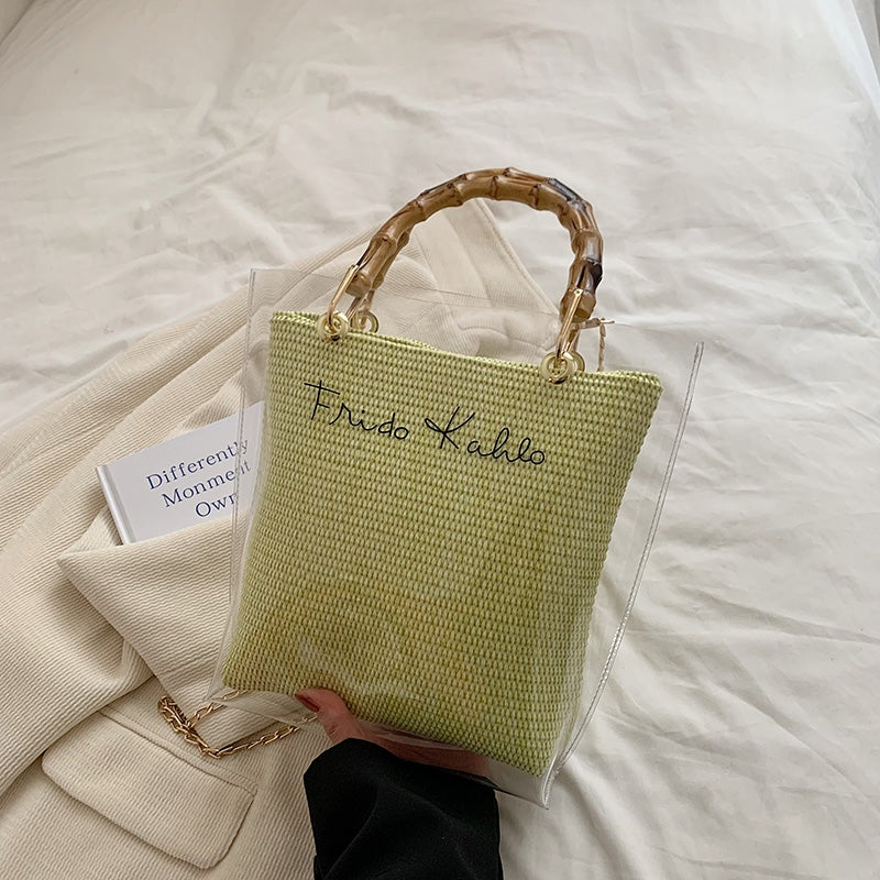 Green_Clear_Bags_Bamboo_Top_Handle_Transparent_Wove