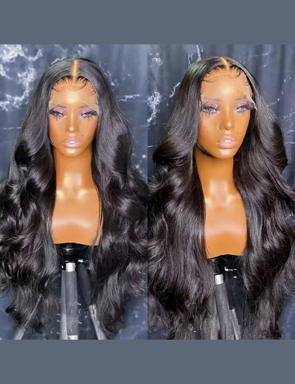 【HD Invisible Lace】Body Wave 13x6 HD Lace Frontal Hair Wigs Hair Invisible Thin Lace 100% Human Hair Wigs-4