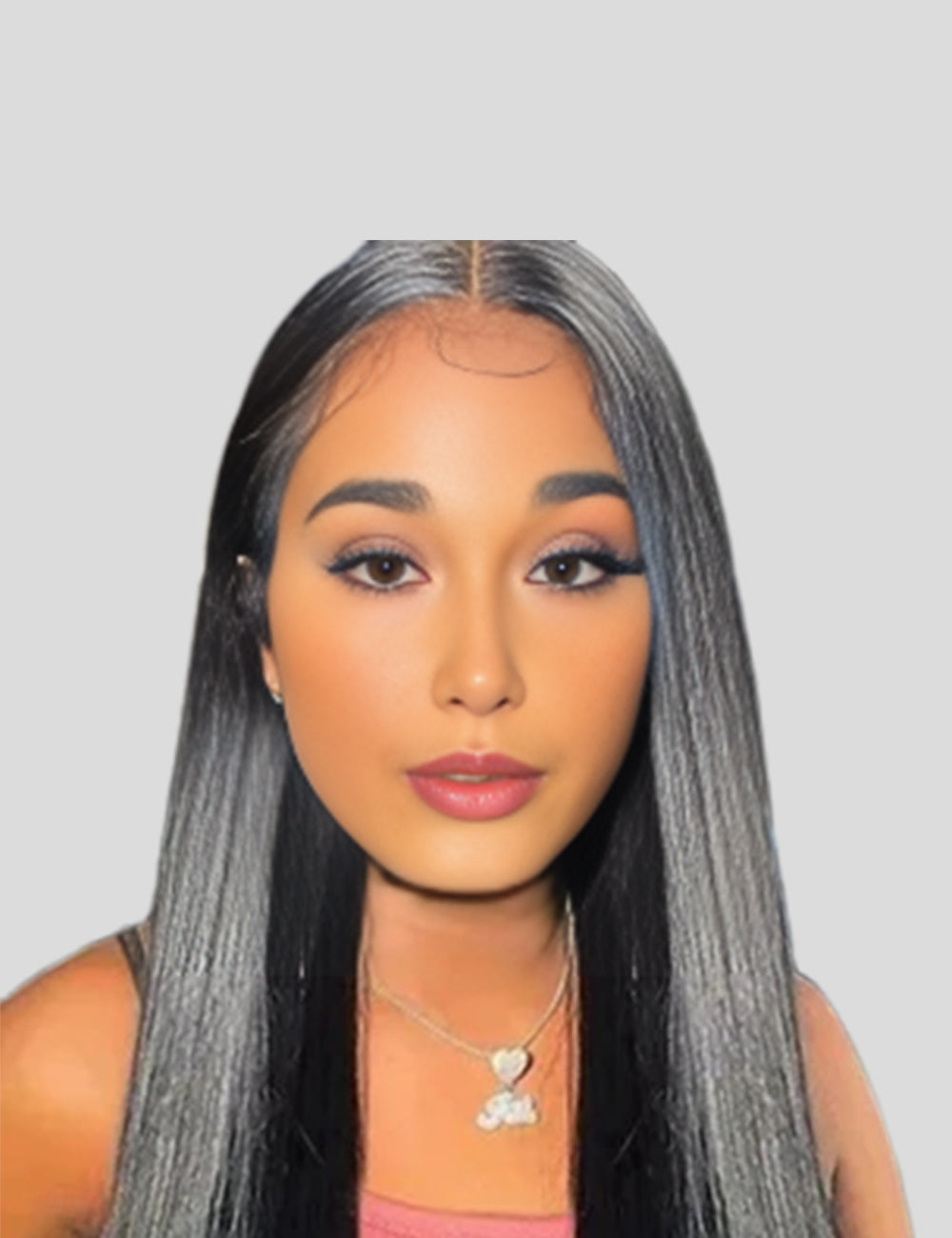 【HD Invisible Lace】Glueless Lace Frontal Wig Straight Human Hair Wig Undetectable HD Lace Wig Pre-plucked Hairline-1