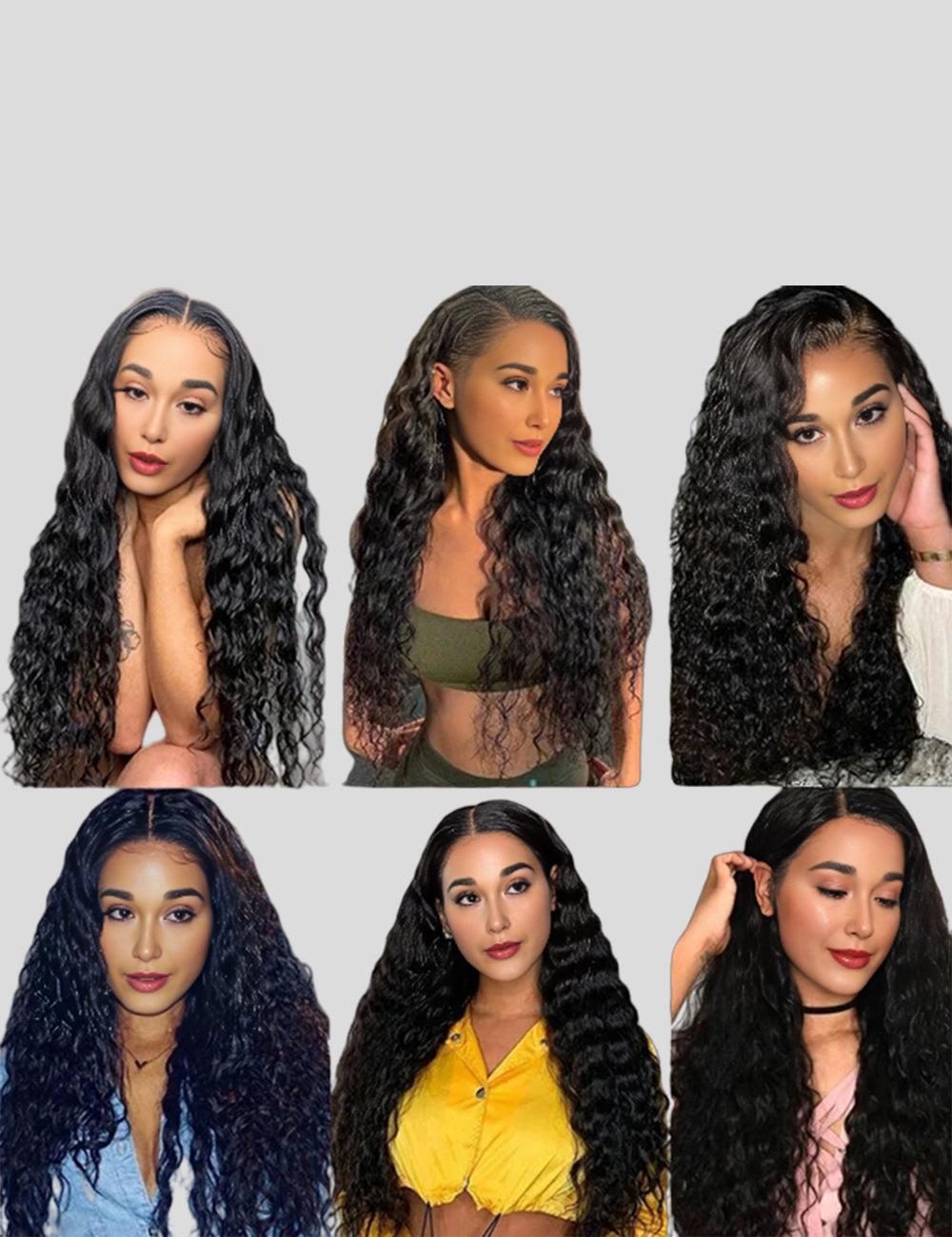 【HD Invisible Lace】Undetectable HD Lace Wig Water Wave Human Hair Wig 13*6 Invisible Lace Front Wig-17