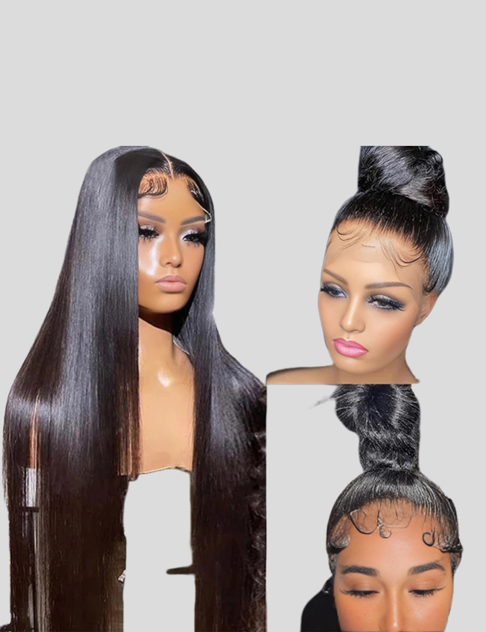 HD Lace Wigs Straight Human Hair Wigs 13x4 Lace Frontal Wigs HD Invisible Lace Wig-4