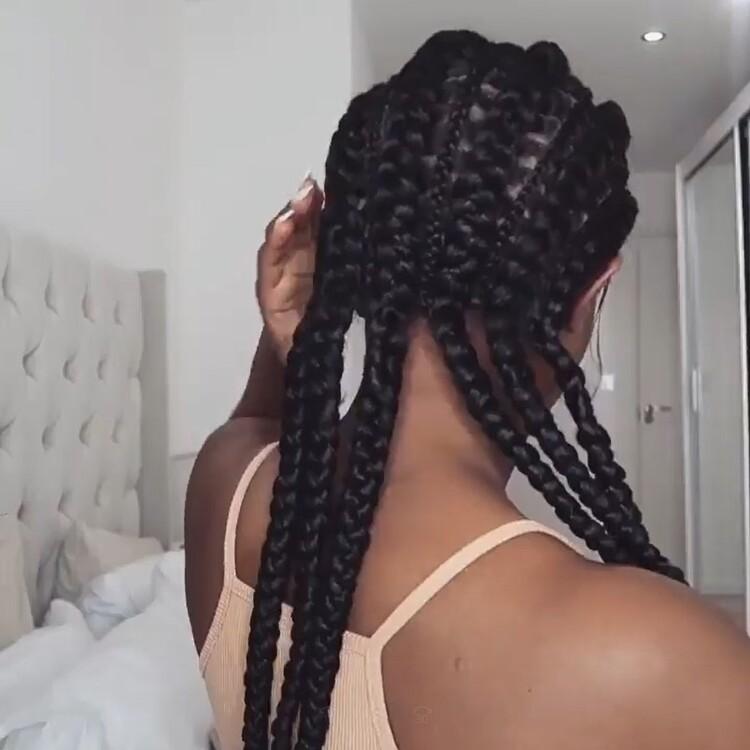 HOT SALE 100% Hand-Braided Full Lace Box Braid Wig