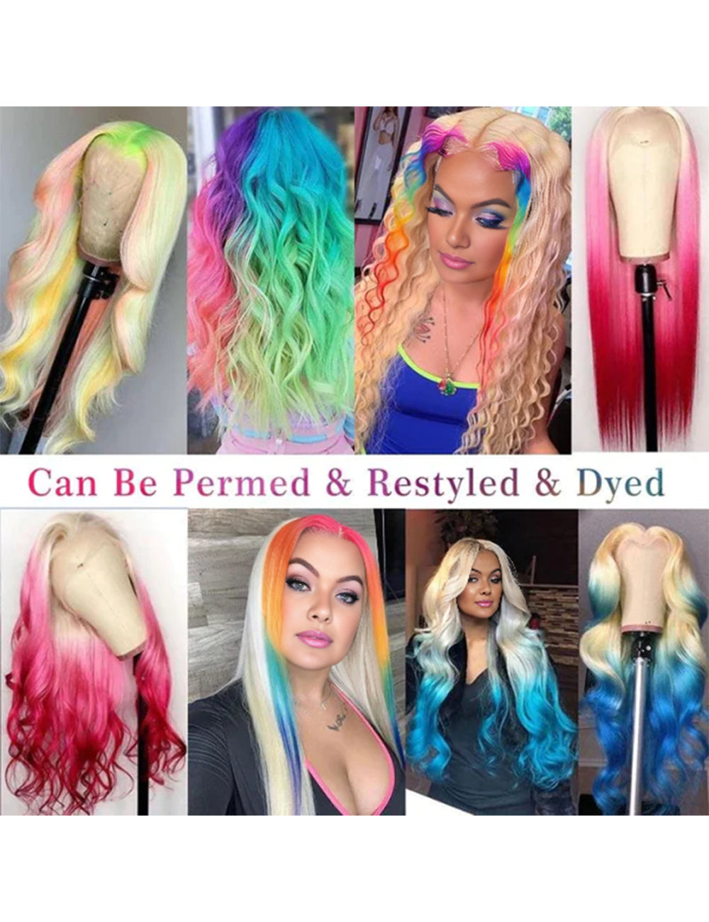 Honey Blonde Wig Straight Hair Wigs HD Transparent 13x4 Lace Front Wigs 613 Long Human Hair Wig 40 Inch-8