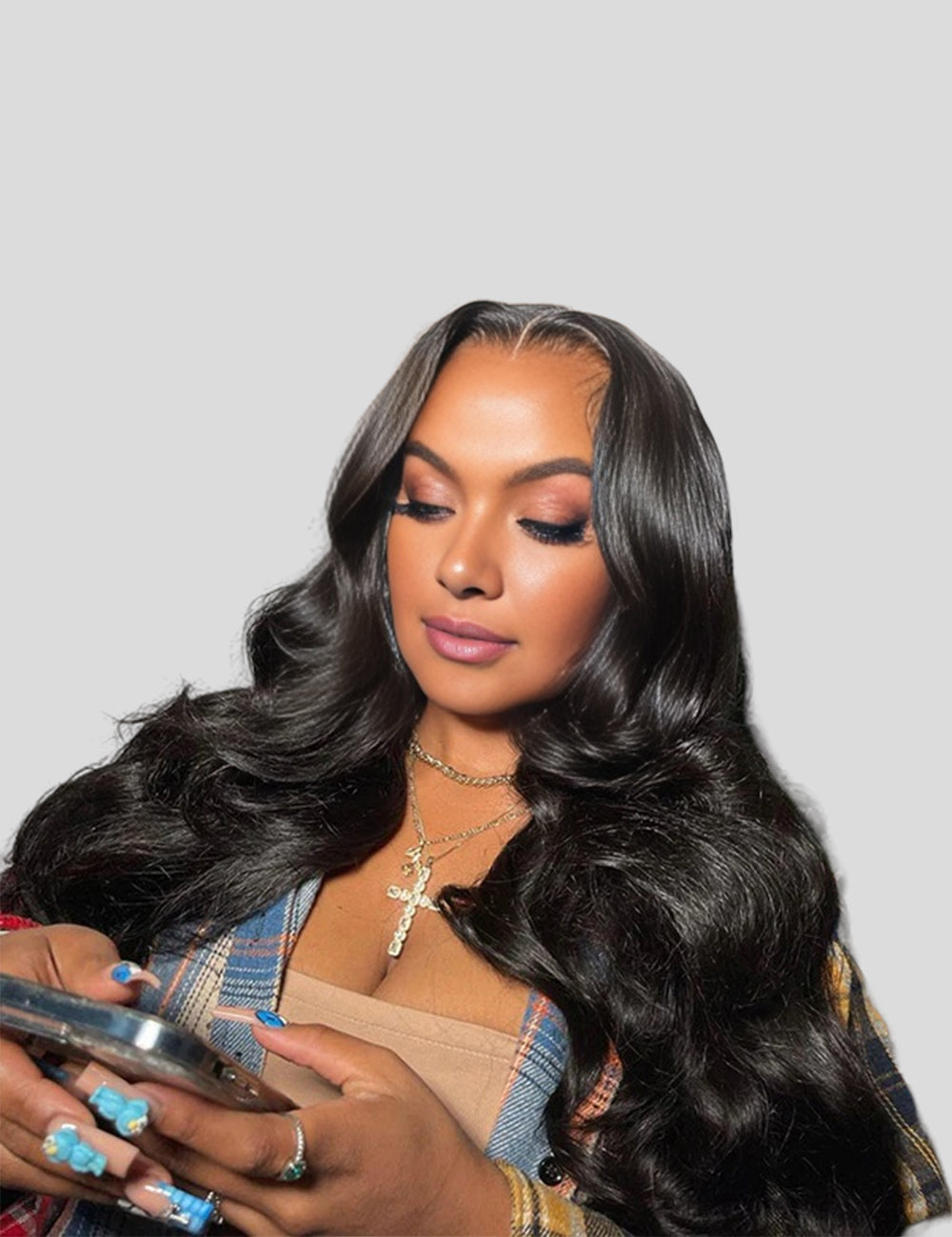 Invisible Knots Glueless Body Wave Wigs 13x6 HD Lace Frontal Wig Pre Cut Wigs-1