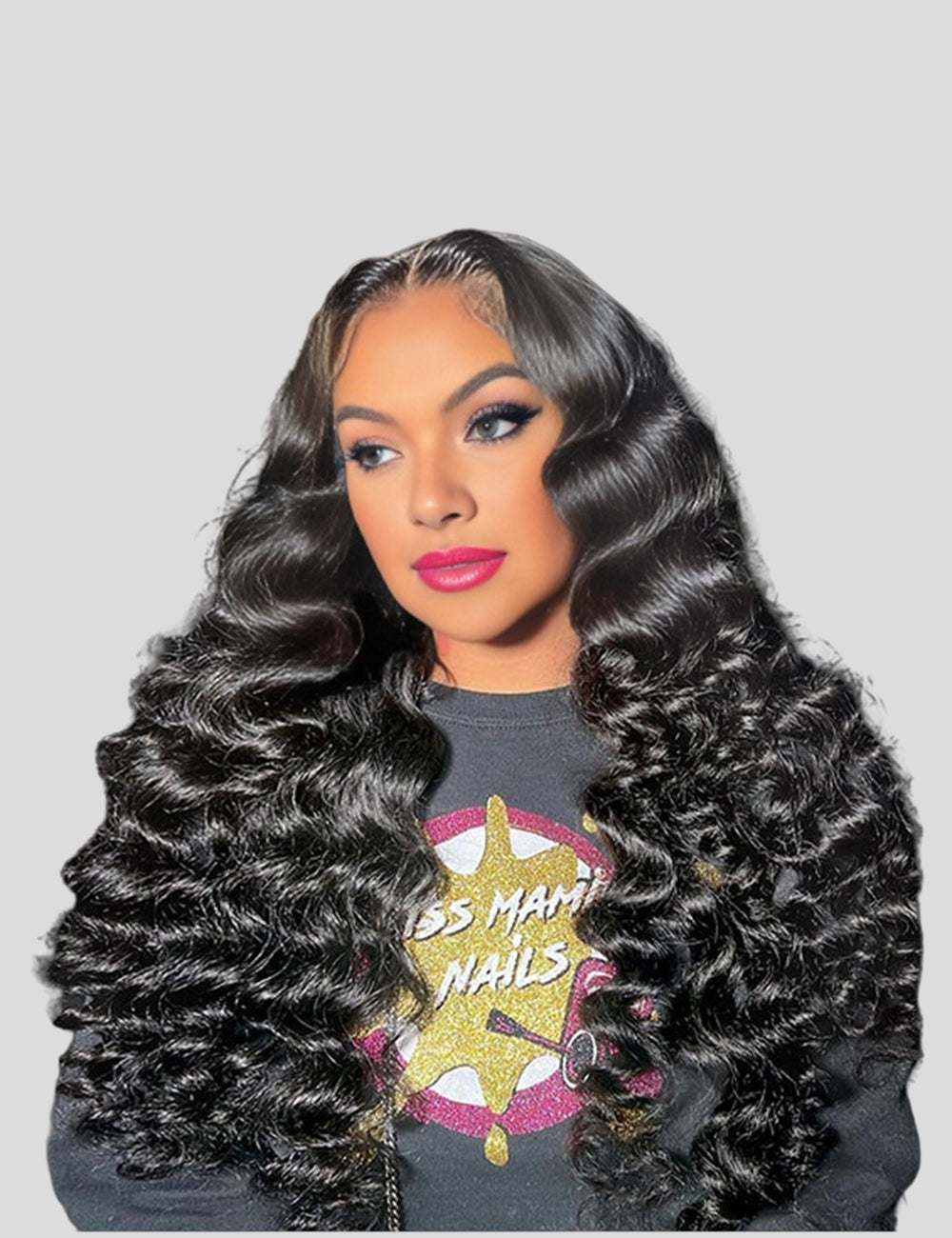 Invisible Knots HD Lace Glueless Human Hair Wigs Loose Deep Wave Wig Wear And Go Pre Cut Wigs-1