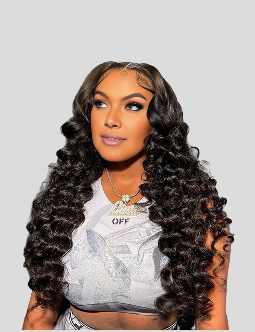 Invisible Knots HD Lace Glueless Human Hair Wigs Loose Deep Wave Wig Wear And Go Pre Cut Wigs-2