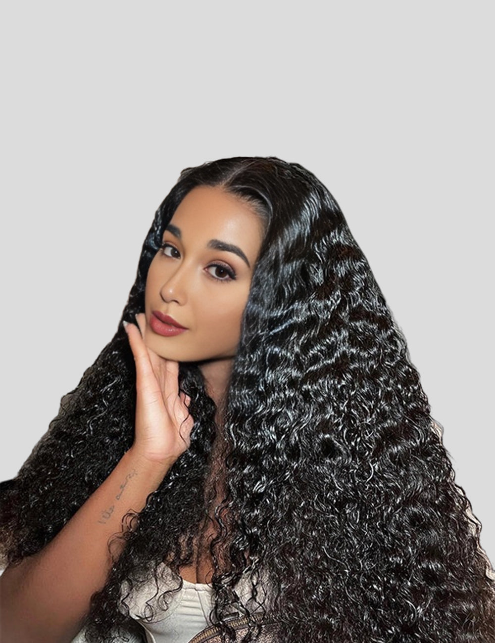 Invisible Knots HD Lace Pre Cut Wigs Deep Wave Glueless Human Hair Wigs With Baby Hair-1