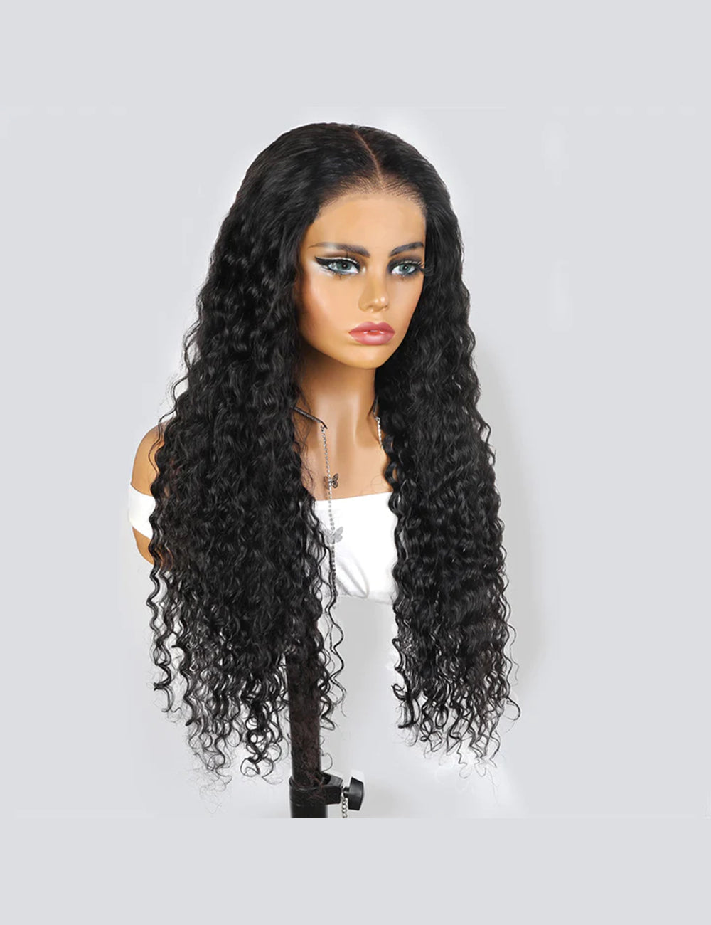Invisible Knots HD Lace Pre Cut Wigs Deep Wave Glueless Human Hair Wigs With Baby Hair-15