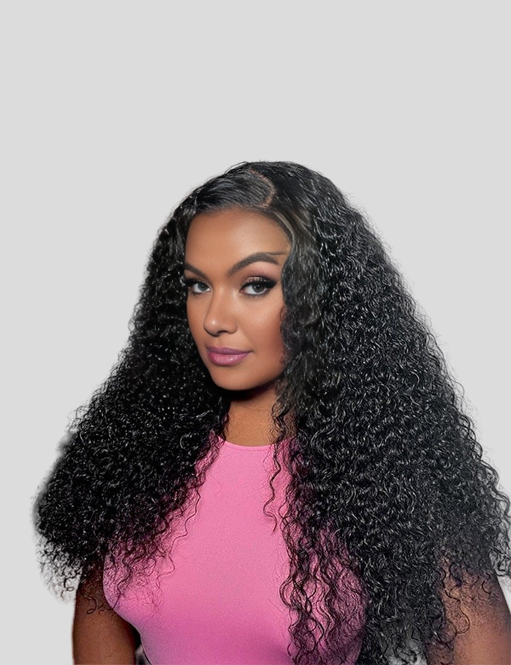 Invisible Knots Kinky Curly Wear Go Wig 13x6 HD Lace Frontal Wigs Pre Cut Wigs Pre Plucked-1