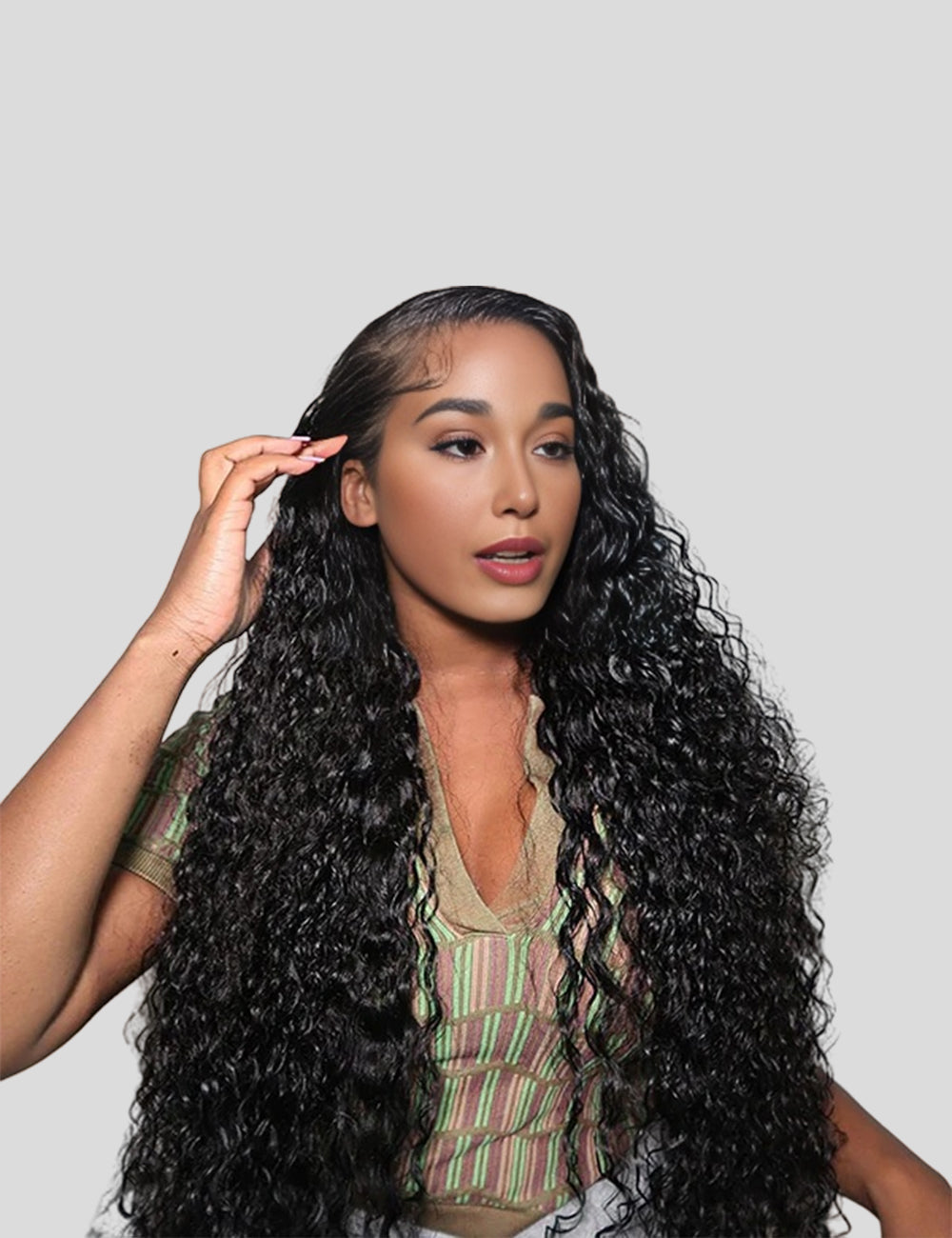 Invisible Knots Wear Go Glueless Wigs Water Wave Wig 13x6 Lace Frontal Wigs Pre Cut Wigs Beginner Friendly-2