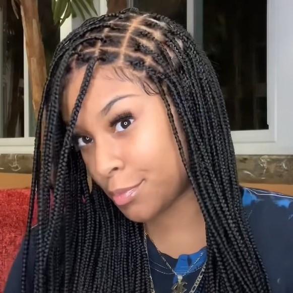 KNOTLESS BRAIDED WIG | MOST REALISTIC BRAID WIG