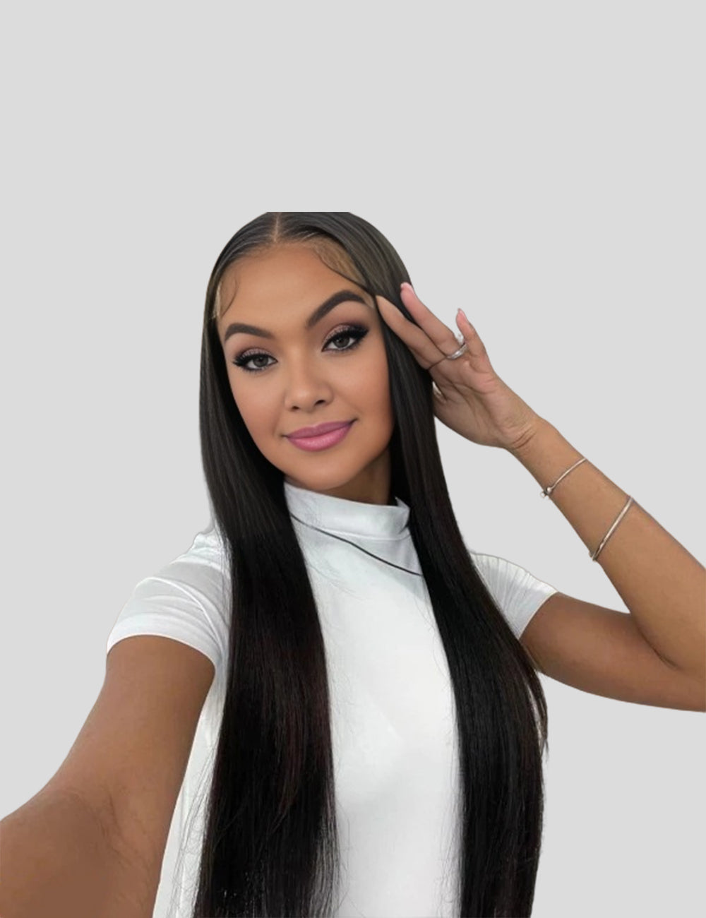 Long 3D Undetectable 32" 34" 36" 38" 40" Glueless Human Hair Wigs, 180% Density 13x4 Straight Body Wave Loose Deep Wave Curly Lace Front Wig-13