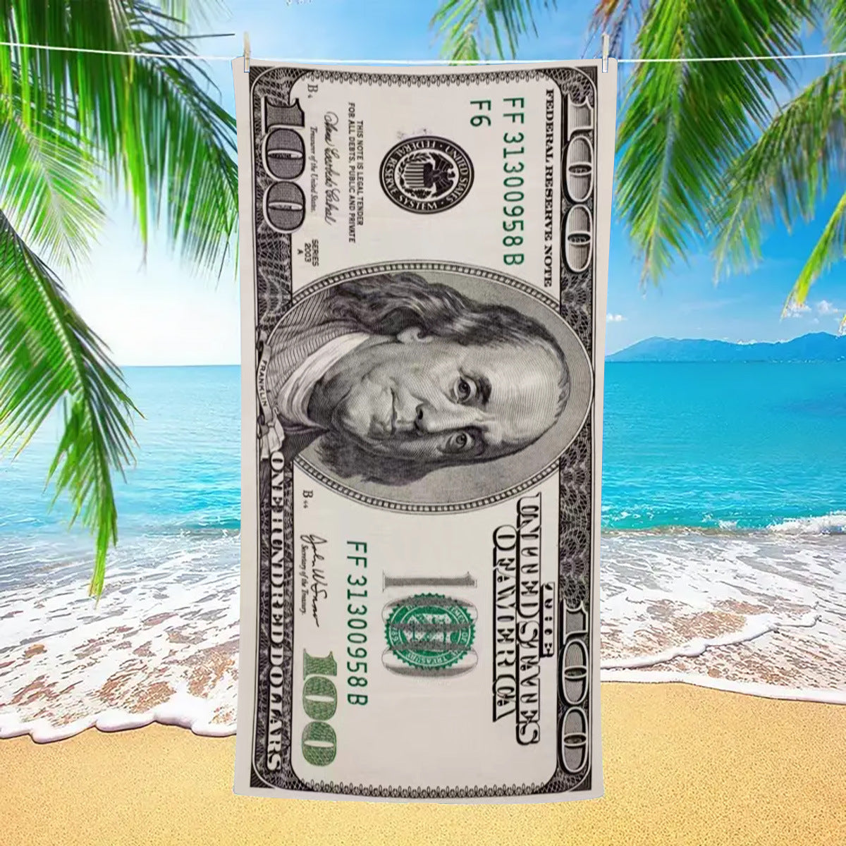 Microfiber Dollar Beach Towel Large Towel | PRUSES
