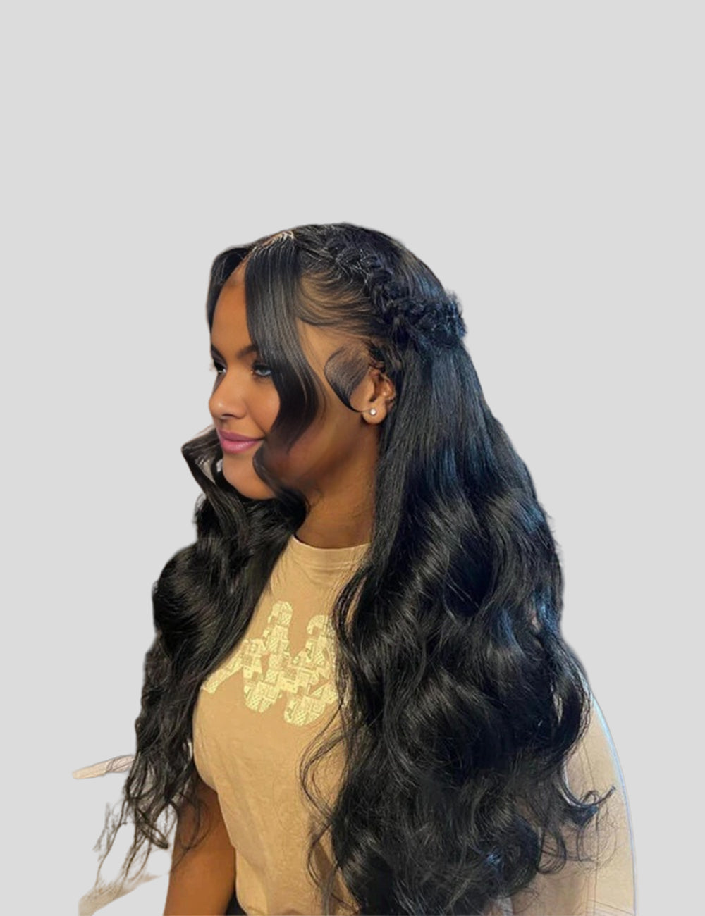 Overnight Shipping 13x4 Lace Frontal Wig Brazilian Body Wave Lace Front Human Hair Wigs-4