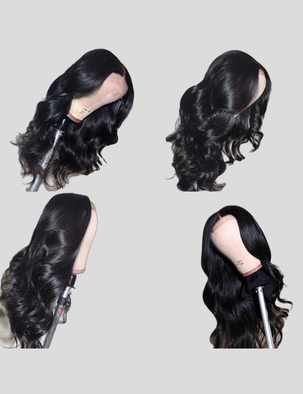 Overnight Shipping 13x4 Lace Frontal Wig Brazilian Body Wave Lace Front Human Hair Wigs-6