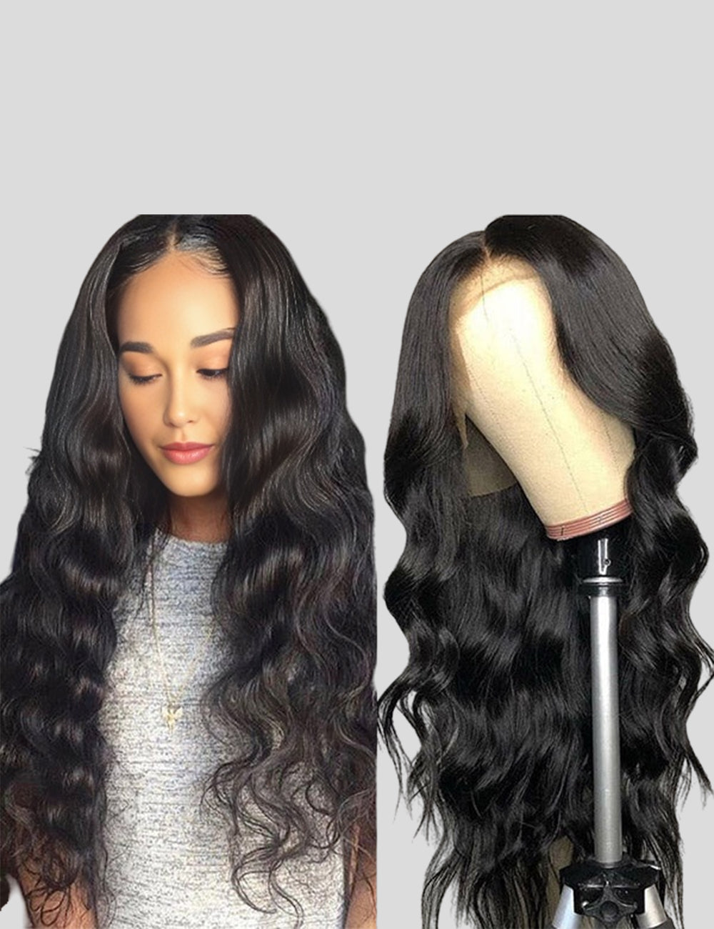 Peruvian Body Wave Frontal Wig 13x4 Lace Front Wig Body Wave Human Hair Wigs Beauty