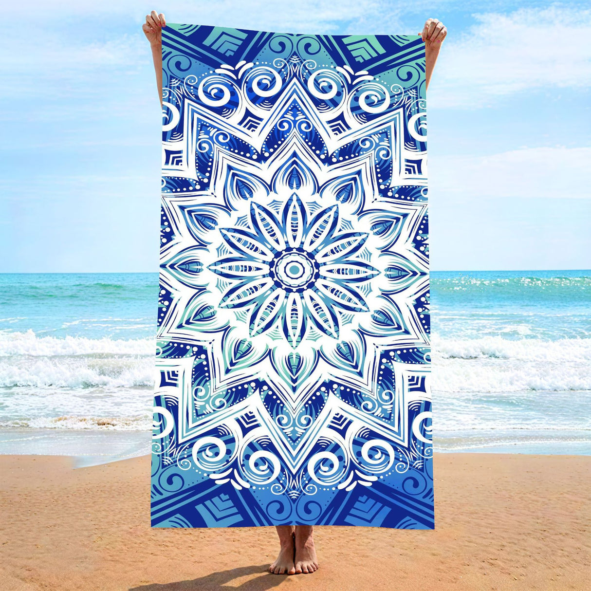 Printed Towel Beach Swimming Vacation Absorbent Bath Towel | PRUSES