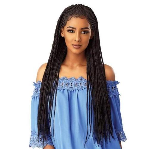 Braided Wig - Side Part Cornrow