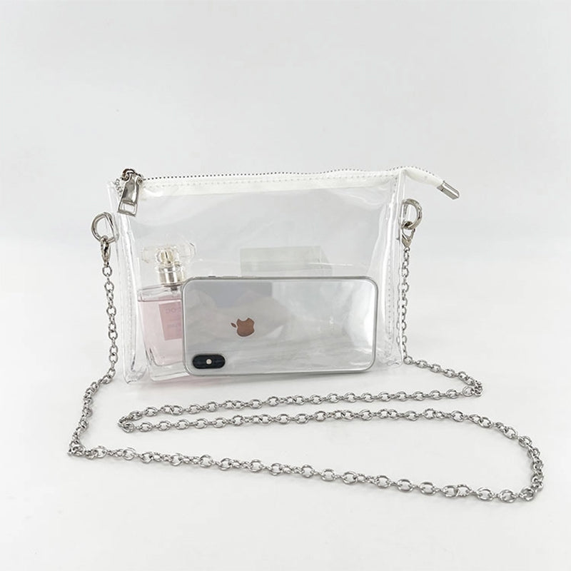 Silver_Zip_Clear_Purse_Transparent_Beach_Bag_with_Removable_Chain_2