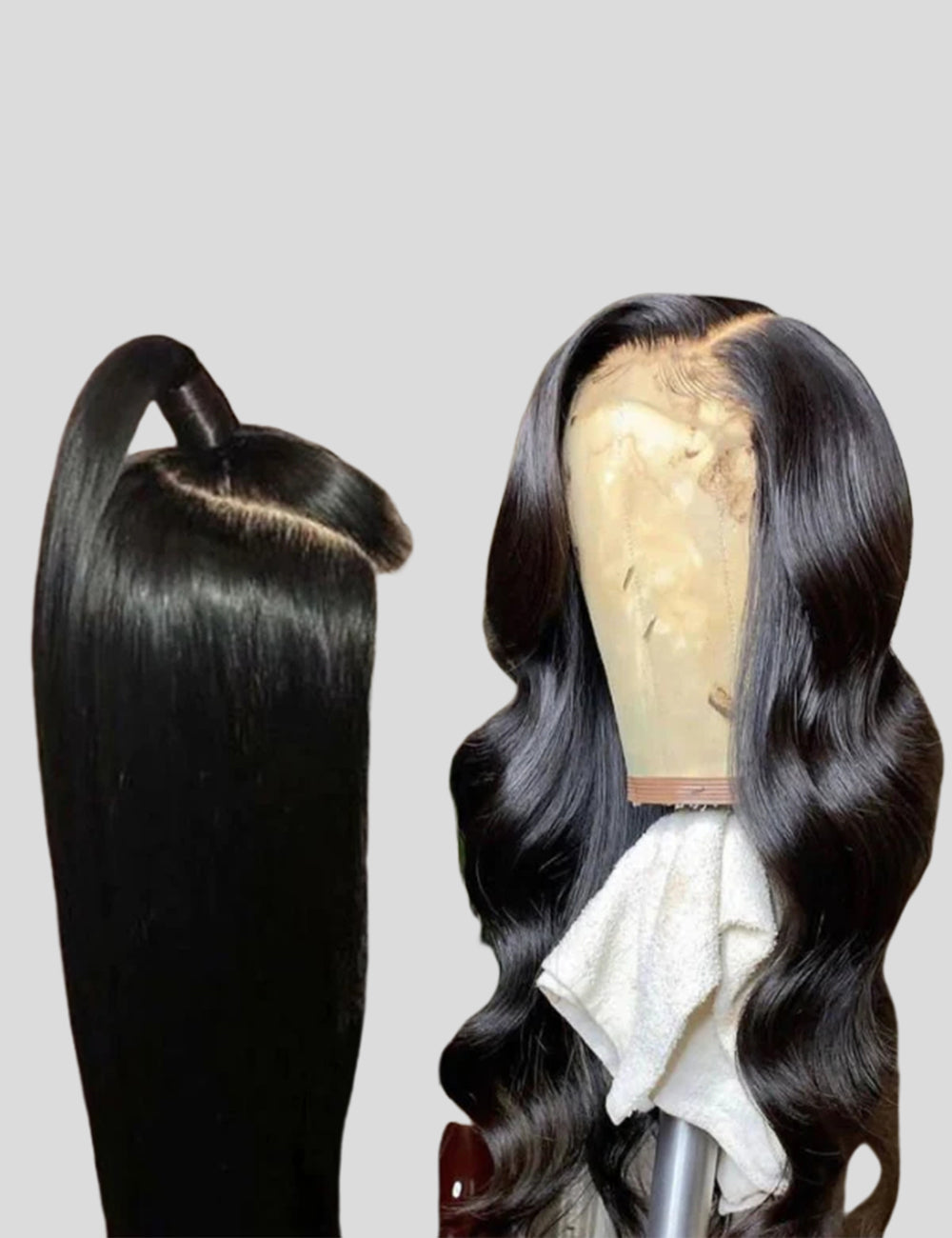 Straight Hair & Body Wave Lace Wigs Affordable Glueless Human Hair Wigs-3